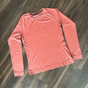 Smartwool Merino 250 Base Layer Crewneck Long Sleeved Top XS Sunset Coral